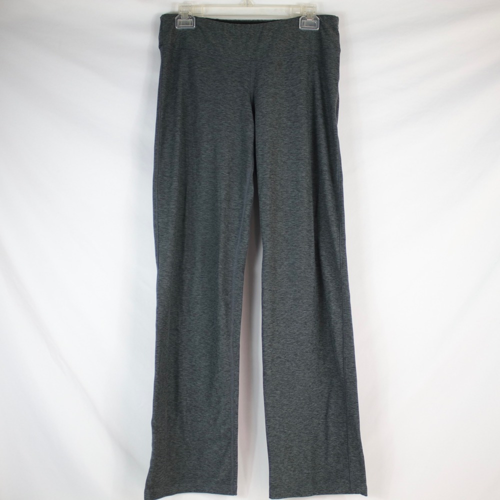 New Balance NB Dry Gray Heathered Straight Leg Yoga Pants Womens Size L